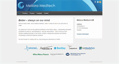 Desktop Screenshot of melioramedtech.se