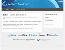 Tablet Screenshot of melioramedtech.se